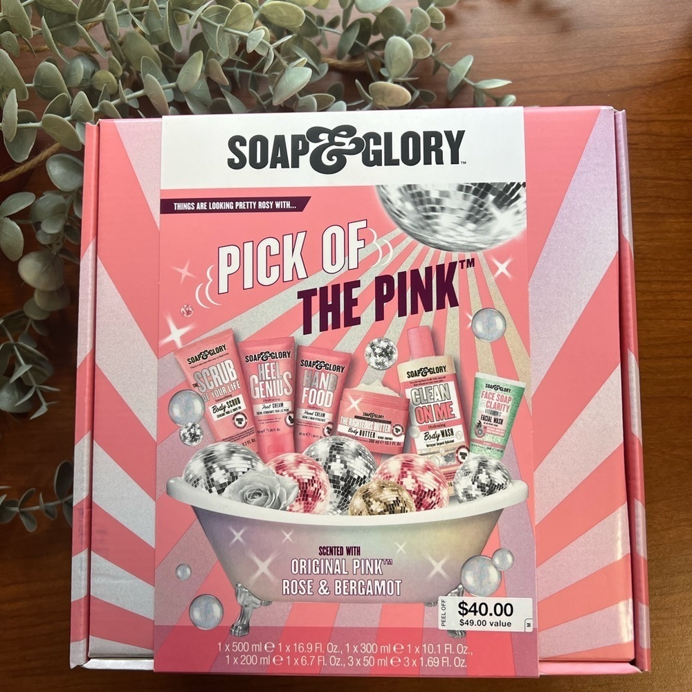 Soap & Glory Gift Set Pick of the Pink Original Pink Rose and Bergamot Spa